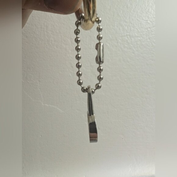 Vintage FENDI Silver Toned Purse Bag Charm - Keychain - Picture 2 of 5